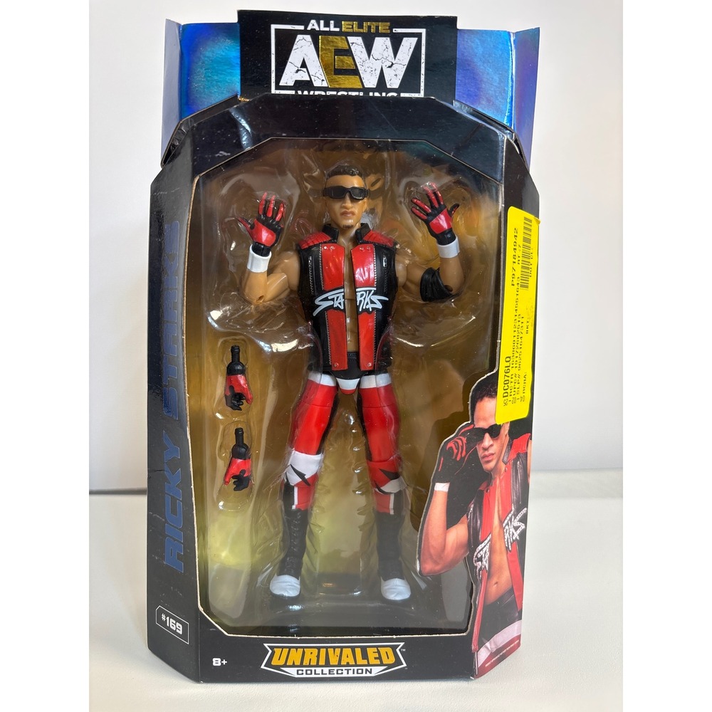 AEW Unrivaled #169 Ricky Starks 6" Action Figure Jazwares Exclusive - Read